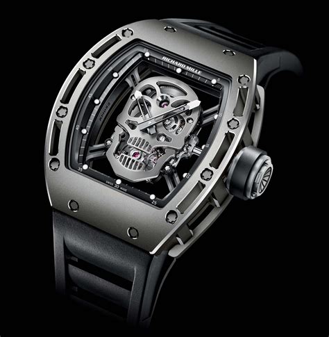 richard mille tete de mort